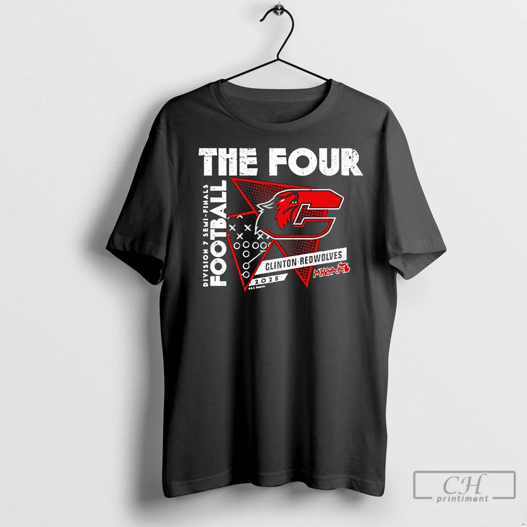 Premium Clinton Redwolves The Four 2025 Mhsaa Football D7 Semi Finals