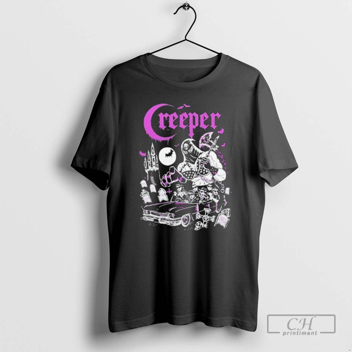 Premium Creeper Mistress Of Death Car Shirt Sweater Hoodie, Sweatshirt | WearSparks.com