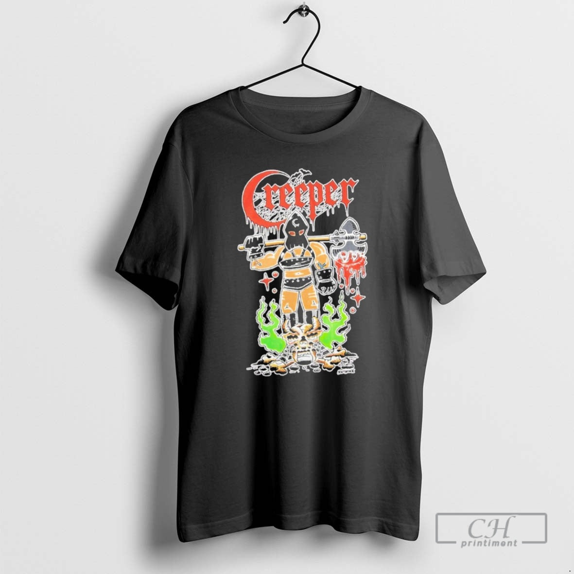 Premium Creeper Mistress Of Death Old School Shirt Sweater Hoodie, Sweatshirt | WearSparks.com