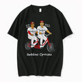 Premium Druw Jones And Demetrio Crisantes Soddies Cyclists Tshirts