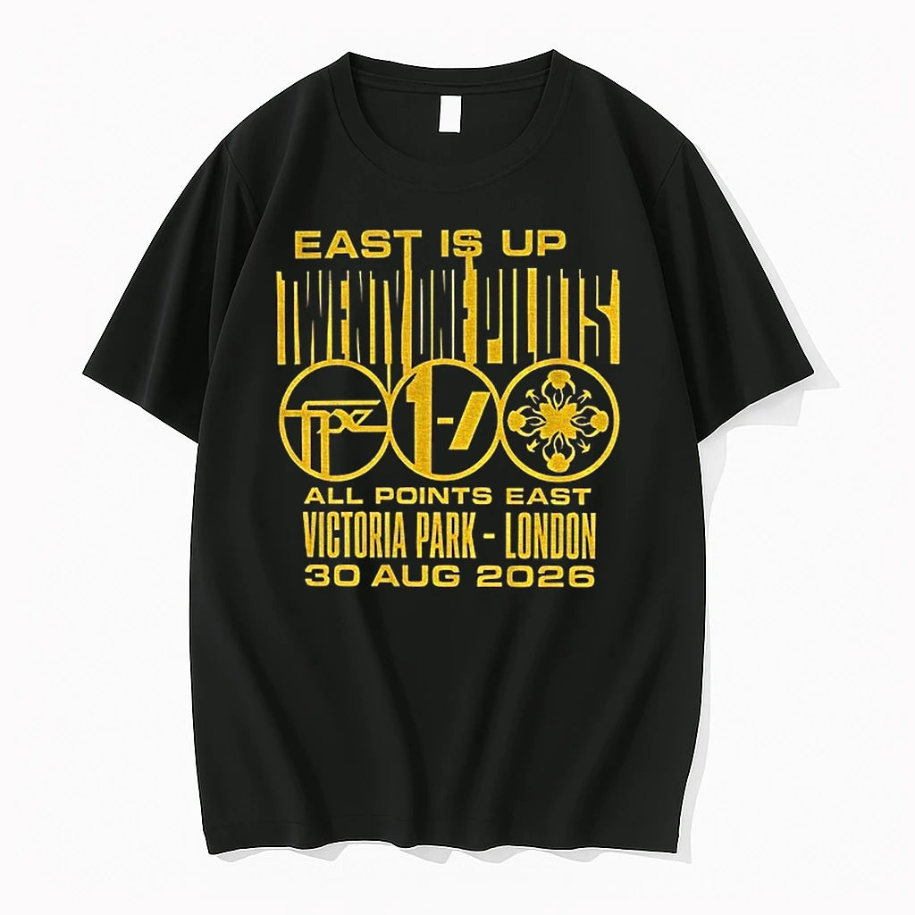 Premium East Is Up All Points East Twenty One Pilots Tshirts