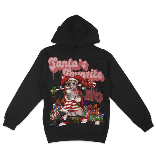 Premium Fleece Hoodie - Santa's Favorite Ho Ho Ho Super Soft Hoodie, Hoodie Pull Over, Vintage Design, Christmas