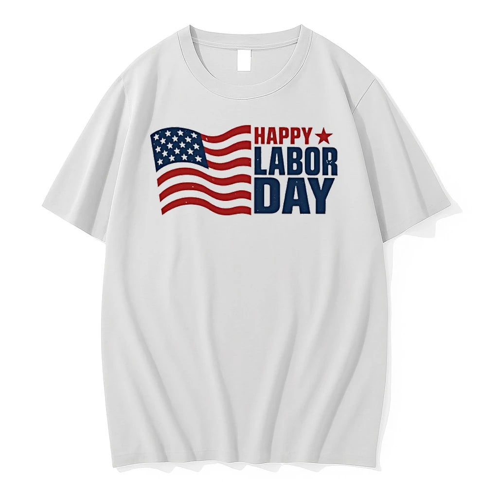 Premium Happy Labor Day American Flag Patriotic 2026 Tshirts