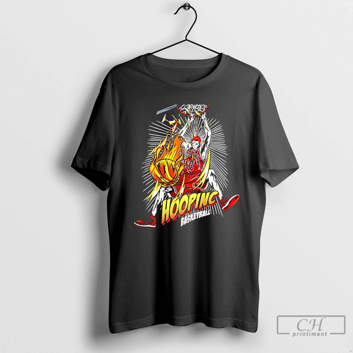 Premium Hoopinc Basketball Skull Shohoku 10 Graphic T-Shirts, Hoodie, Sweatshirt | WearSparks.com