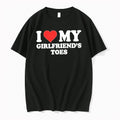 Premium I Love My Girlfriends Toes Shirts Tshirts