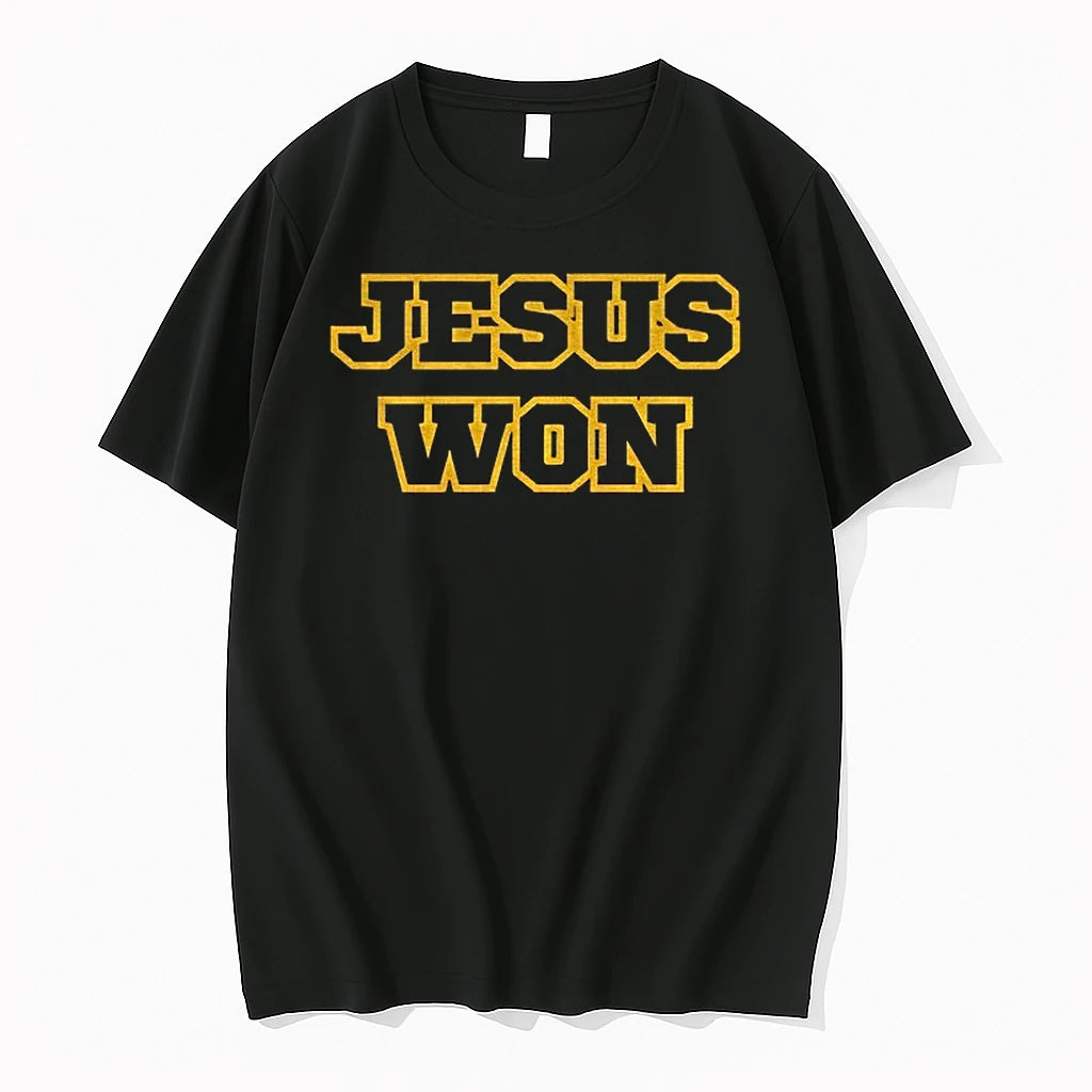 Premium Jesus Won Steelers Tshirts