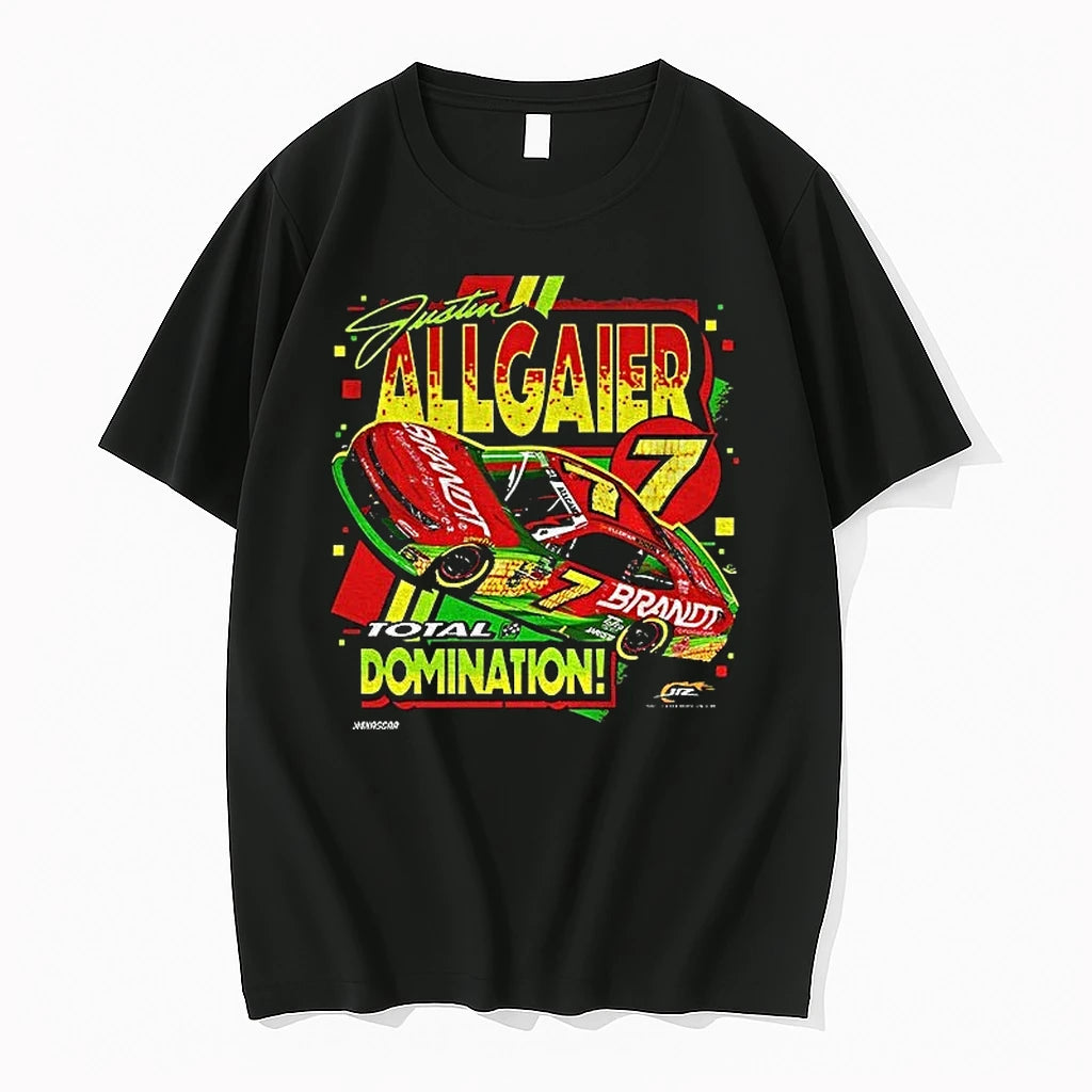 Premium Justin Allgaier Nascar Chevrolet Race Car Brandt Total Domination Tshirts