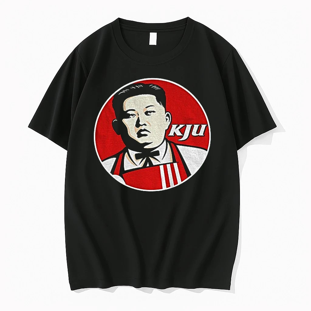 Premium Kju Kim Jong Un Kentucky Fried Logo Tshirts