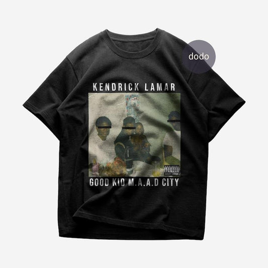 Premium Kendrick Lamar T-Shirt - Good Kid M.A.A.D City Album T-Shirt - Kendrick Lamar New Album T-Shirt - Unisex Heavy Cotton Teestyle{n002}2