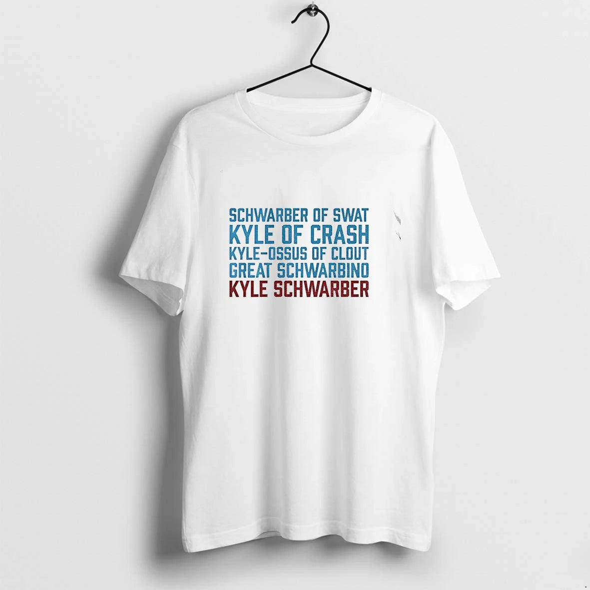 Premium Kyle Schwarber Schwarbino List Philly Baseball Tshirts