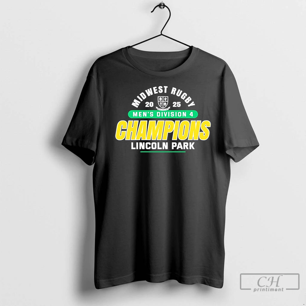 Premium Lincoln Park 2025 Midwest Rugby Mens D4 Premiership Champions