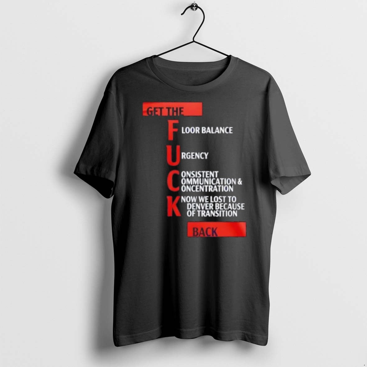 Los Angeles Clippers Get The Fuck Back 2 Sided T Shirts