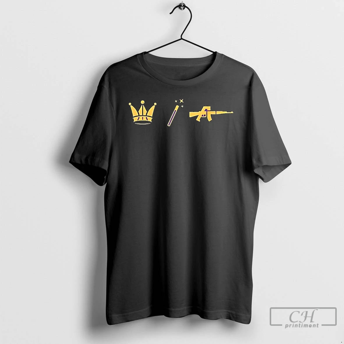 Premium Los Angeles Lakers La Big 3 Icon Crown Magic Gun T-Shirts, Hoodie, Sweatshirt | WearSparks.com