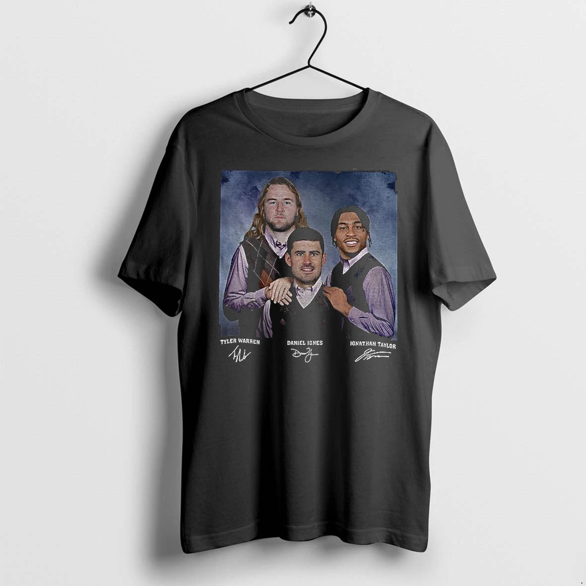 Premium Lzvgzxmm Jonathan Taylor Daniel Jones Tyler Warren Football Indianapolis Step Bros Signature Tshirts