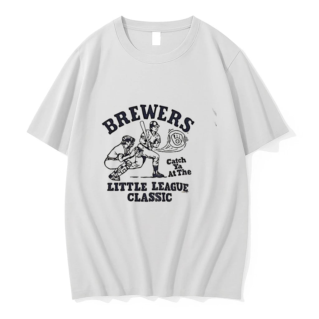 Premium Milwaukee Brewers Baseball Apparel Catch Ya At The Little League Classic Tshirts