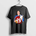 Premium Nathan Mackinnon Colorado Avalanche Nhl Hockey Middle Finger Smoking And Beer Tshirts