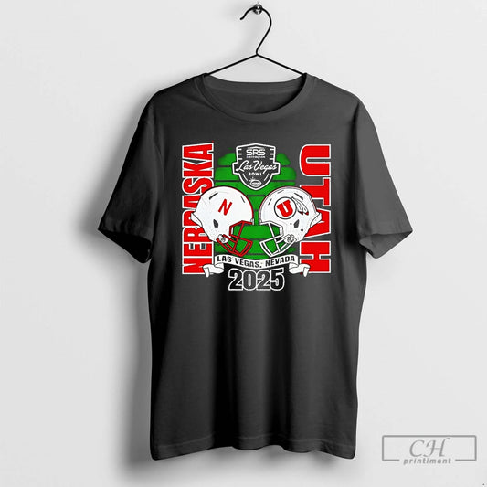 Premium Nebraska Cornhuskers Vs Utah Utes 2025 Las Vegas Bowl Vintage T-Shirts, Hoodie, Sweatshirt | WearSparks.com
