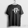 Premium North Texas Football Drew Mestemaker 17 Stripe Circle Black