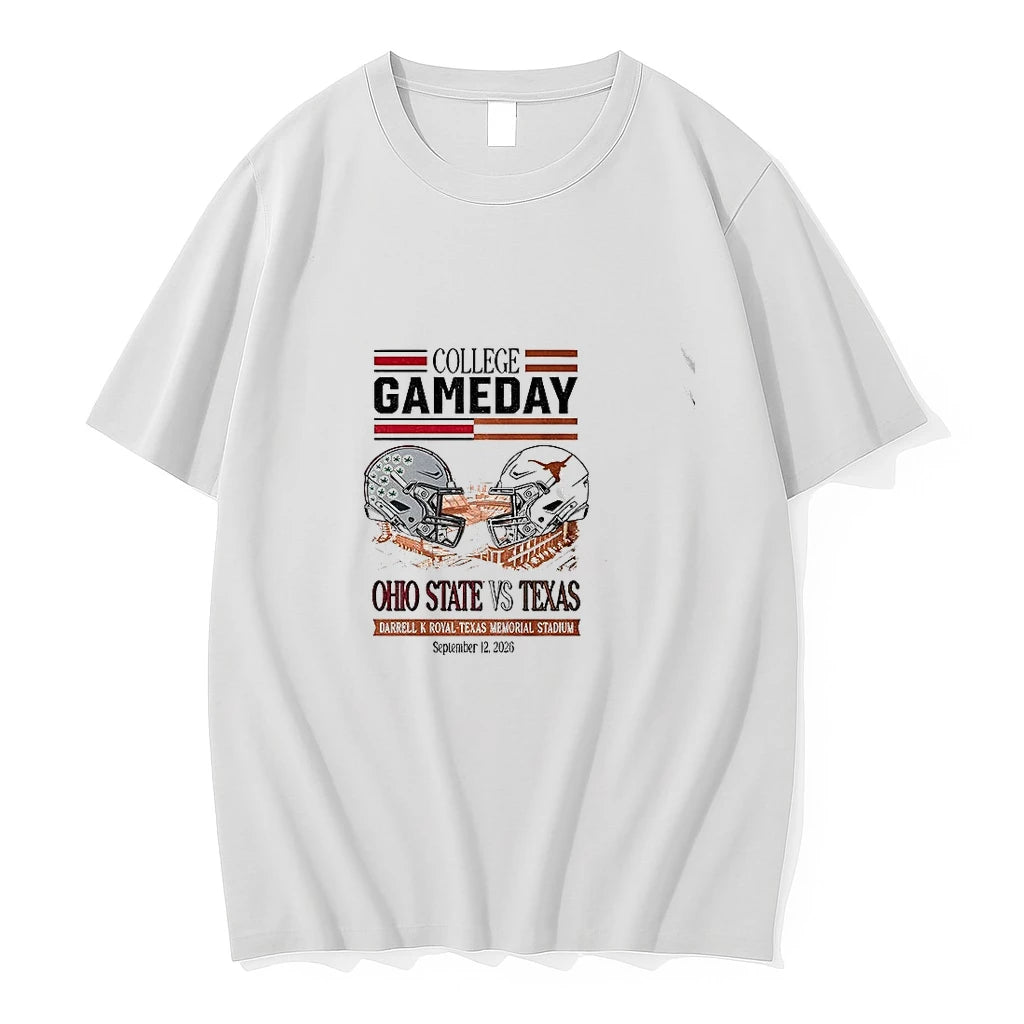Premium Ohio State Vs Texas College Gameday Darrell K Royal Texas Memorial Stadium Tshirts