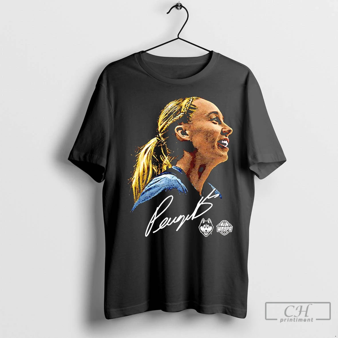 Premium Paige Bueckers Uconn Huskies Portrait Signature