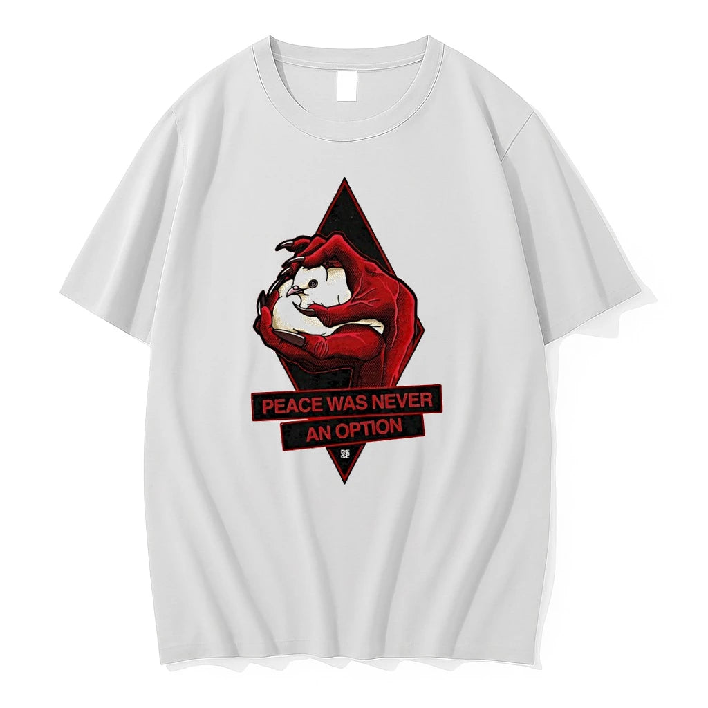 Premium Peace Was Never An Option Goose Dove Demon Tshirts