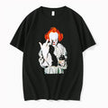 Premium Pennywise Middle Finger Smoking And Beer Halloween 2026 Tshirts