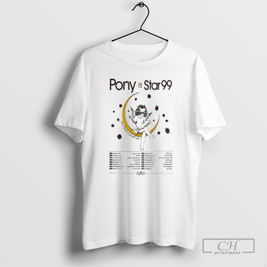 Premium Pony And Star 99 The Clearly Cursed Tour 2026 Dates Shirt Sweater