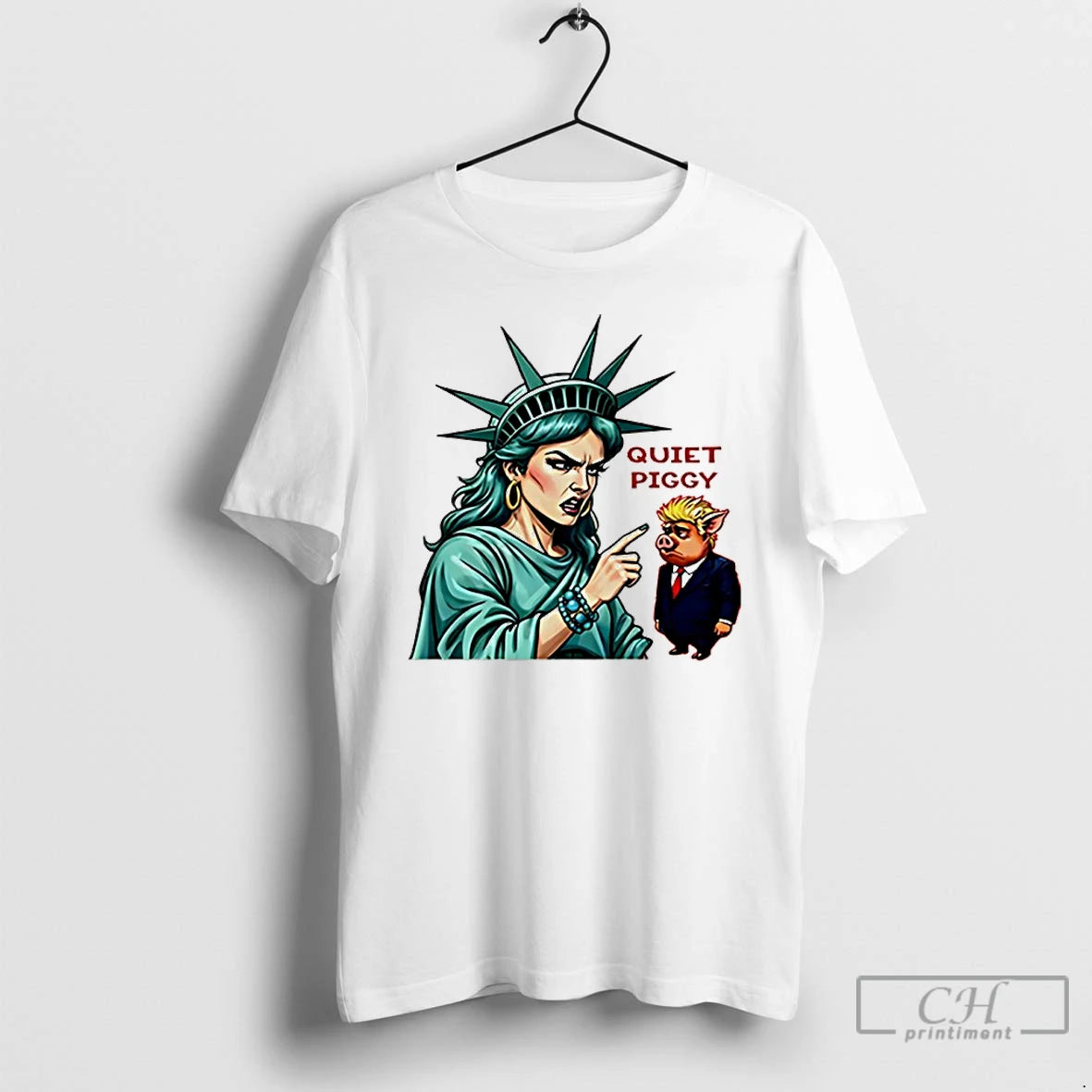 Premium Quiet Piggy Liberty Trump Liberties T-Shirts, Hoodie, Sweatshirt | WearSparks.com
