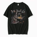 Premium Raccoon Eating Deviled Eggs At Night Wearing Sunglasses On A Tshirts