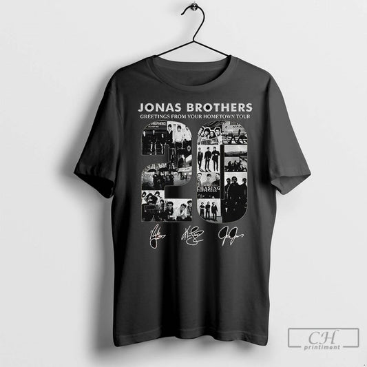 Premium Retro Jonas Brothers Tour Greetings From Your Hometown Tour Signature