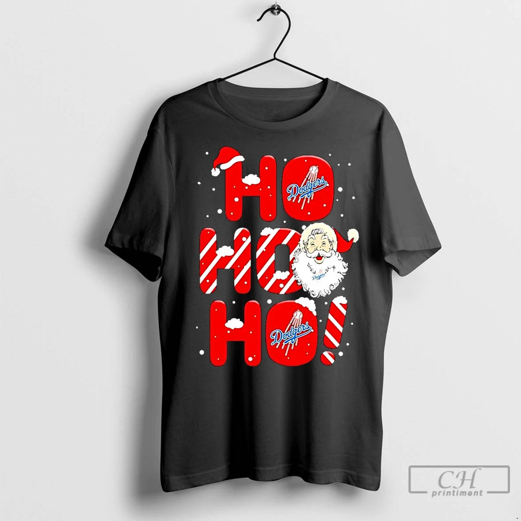 Premium Santa Claus Los Angeles Dodgers Ho Ho Ho Merry Christmas