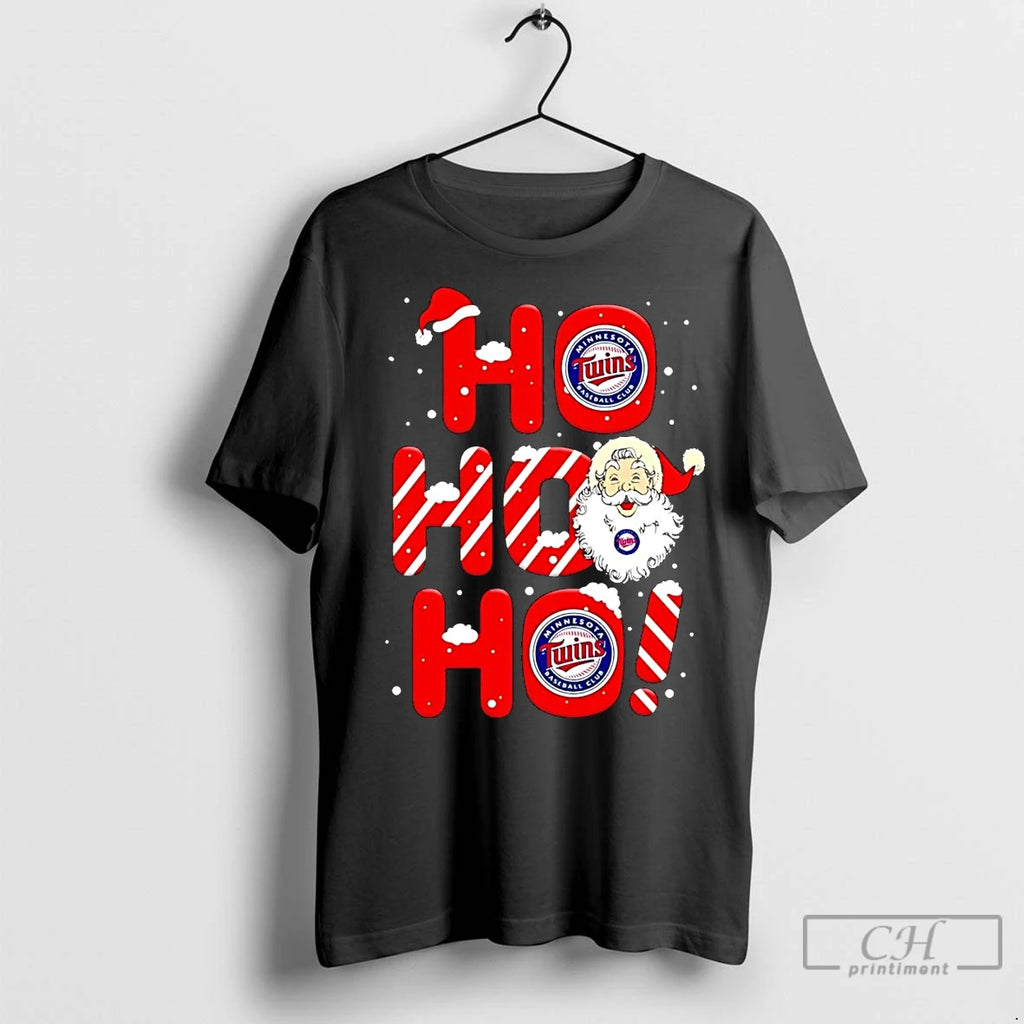 Premium Santa Claus Minnesota Twins Ho Ho Ho Merry Christmas
