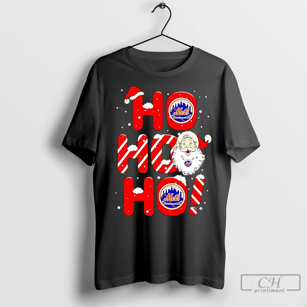 Premium Santa Claus New York Mets Ho Ho Ho Merry Christmas