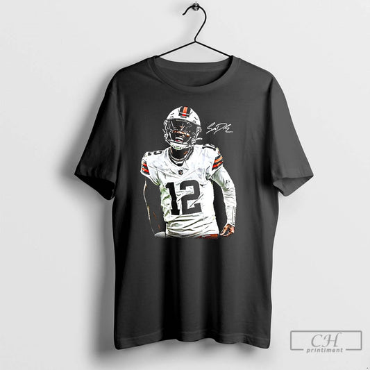 Premium Shedeur Sanders Cleveland Browns Football The Debut Signature T-Shirts, Hoodie, Sweatshirt | WearSparks.com