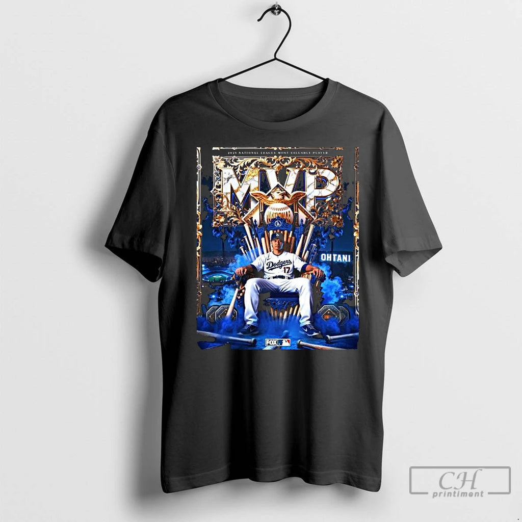 Premium Shohei Ohtani 2025 National League Mvp Award Throne Long Sleve