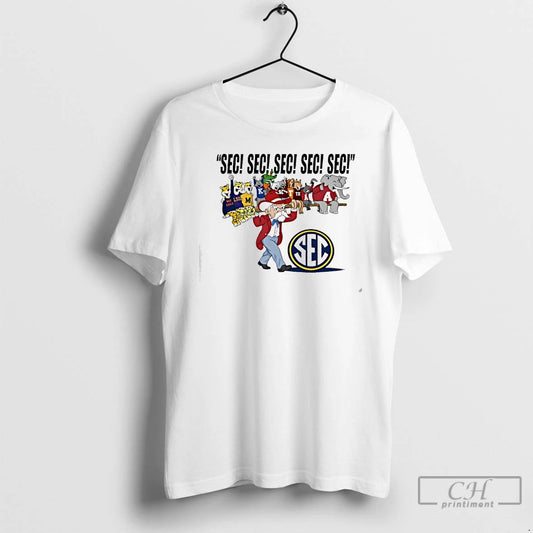 Premium Southeastern Conference Sec Sec Sec Sec Sec Mascots Logo T-Shirts, Hoodie, Sweatshirt | WearSparks.com