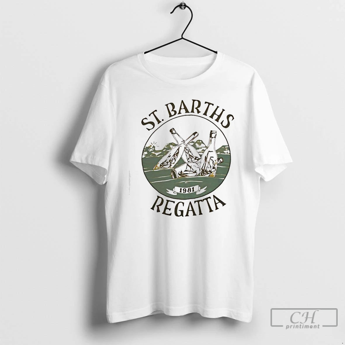 Premium St Barths Regatta 1981 Sailing Event Graphic T-Shirts, Hoodie, Sweatshirt | WearSparks.com