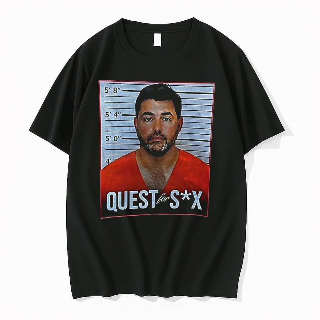 Premium Stzcm59u Jed York 49er Mugshot Quest For Six Graphic Tshirts