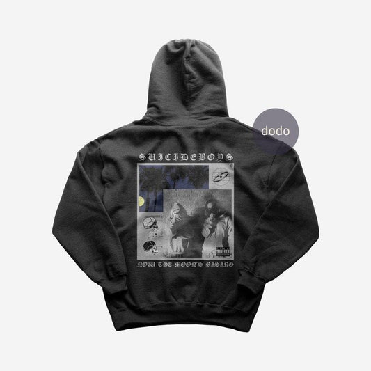 Premium Suicideboys Hoodie - Now The Moon's Rising Album Hoodie - Suicideboys New Album Hoodie - Unisex Heavy Cotton Hoodie