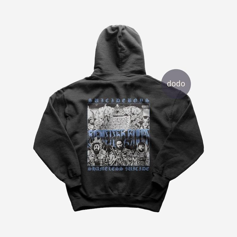 Premium Suicideboys Hoodie - SHAMELESS SUICIDE Album Hoodie - Suicideboys New Album Hoodie - Unisex Heavy Cotton Hoodie