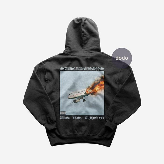 Premium Suicideboys Hoodie - Us Vs. Them Single Hoodie - Suicideboys New Single Hoodie - Unisex Heavy Cotton Hoodie