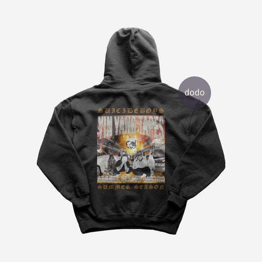 Premium Suicideboys Hoodie - YIN YANG TAPES: Summer Season Album Hoodie - Suicideboys New Album Hoodie - Unisex Heavy Cotton Hoodie