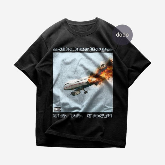 Premium Suicideboys T-Shirt - Us Vs. Them Single T-Shirt - Suicideboys New Single T-Shirt - Unisex Heavy Cotton Tee