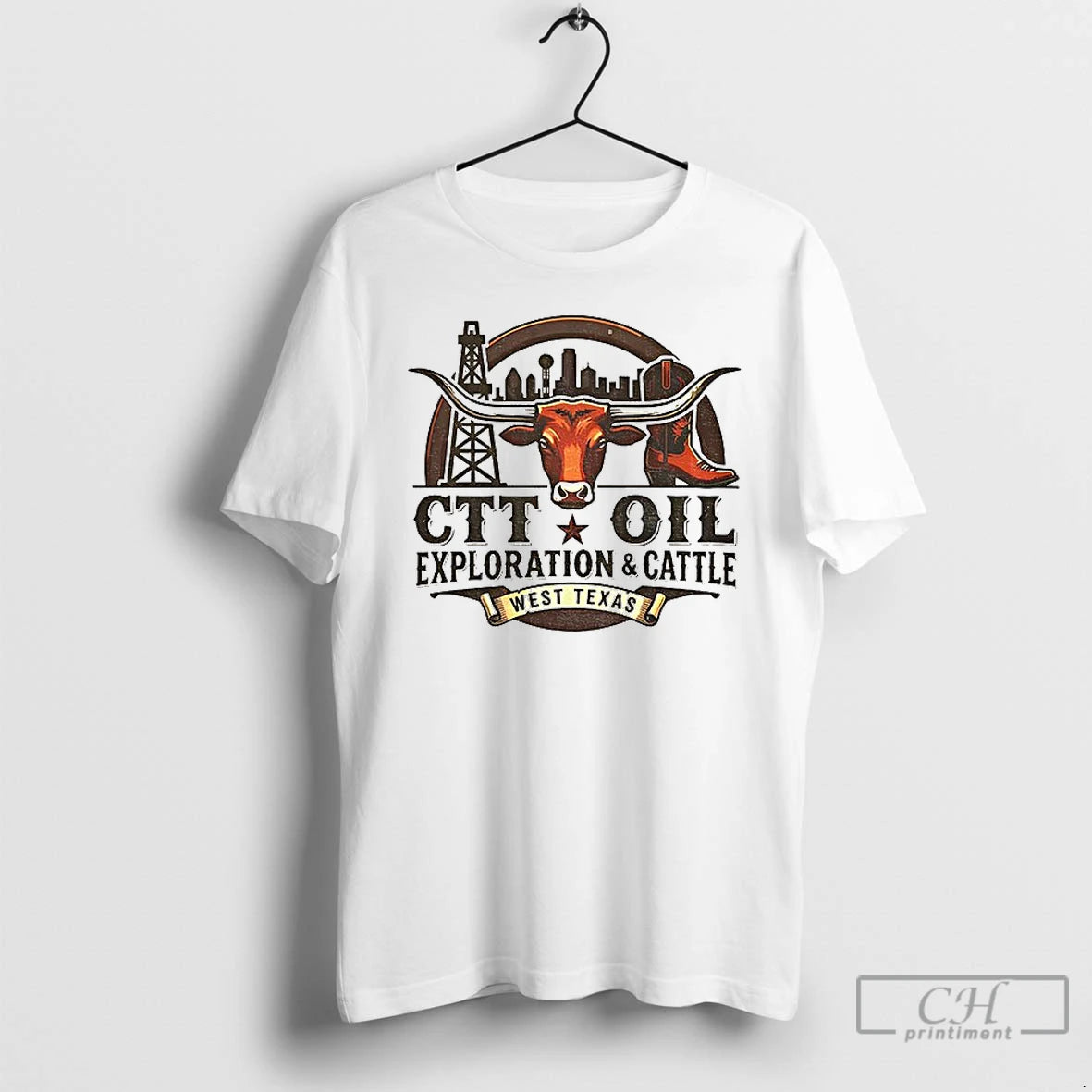 Premium Texas Longhorns Football Ctt Oil Exploration And Cattle West Texas T-Shirts, Hoodie, Sweatshirt | WearSparks.com