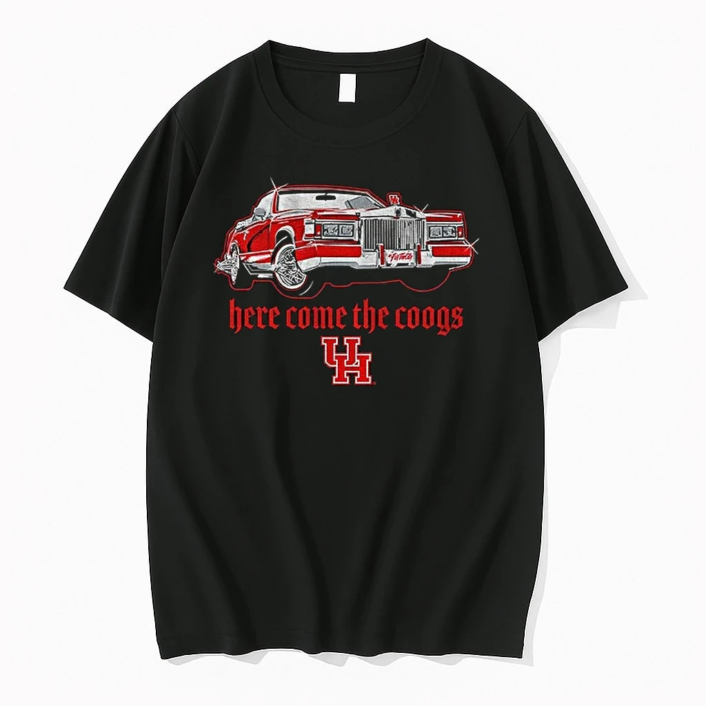 Premium The Houston Cougars Football Here Come The Coogs Tshirts