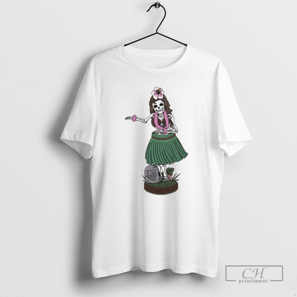 Premium The Neighbourhood Hula Girl Skeleton Shirt Sweater