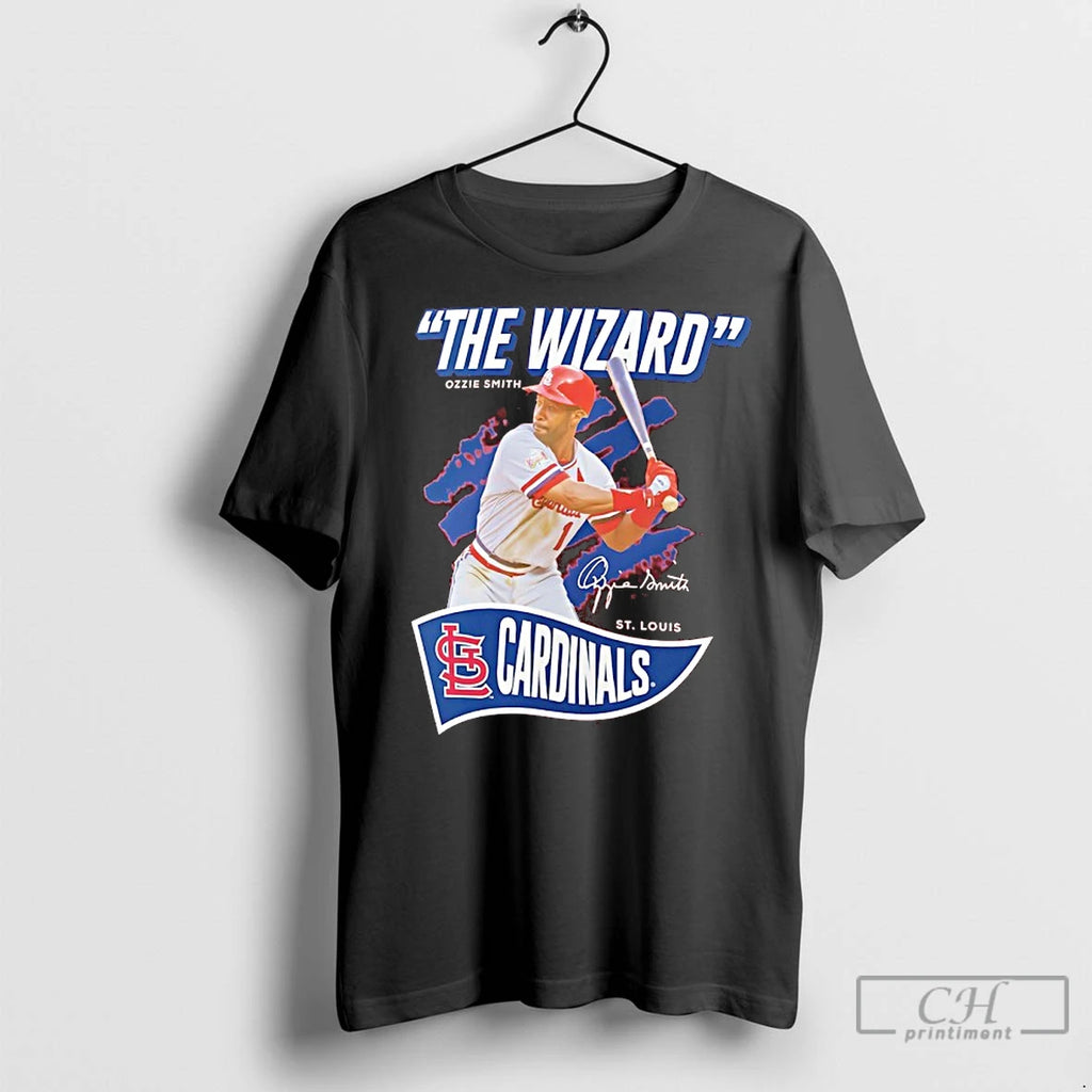 Premium The Wizard Ozzie Smith St Louis Cardinals Player Nickname Signatue