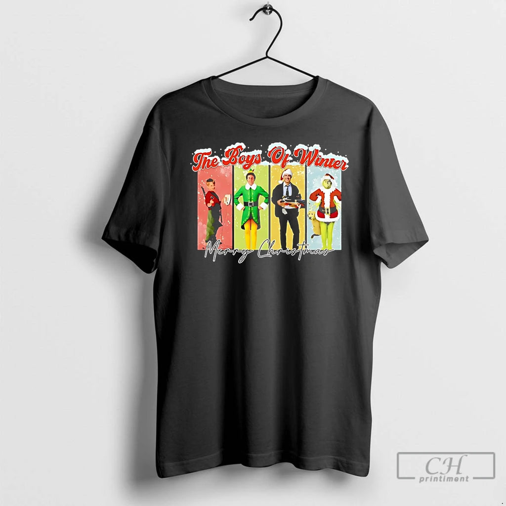 Premium The Boys Of Winter Kevin Elf Clark Griswold Grinch Merry Christmas