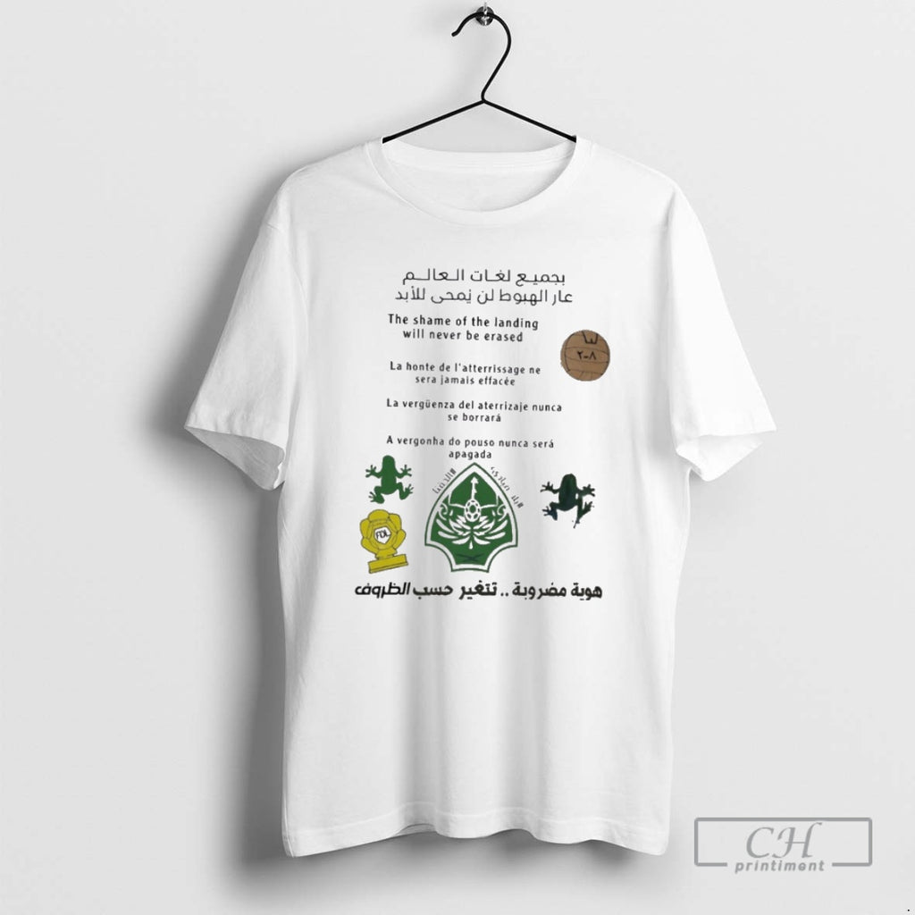 Premium The Shame Of The Landing Will Never Be Erased Shirt Sweater