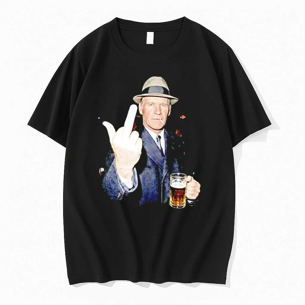 Premium Tom Landry Dallas Cowboys Legends Middle Finger Smoking And Beer Tshirts